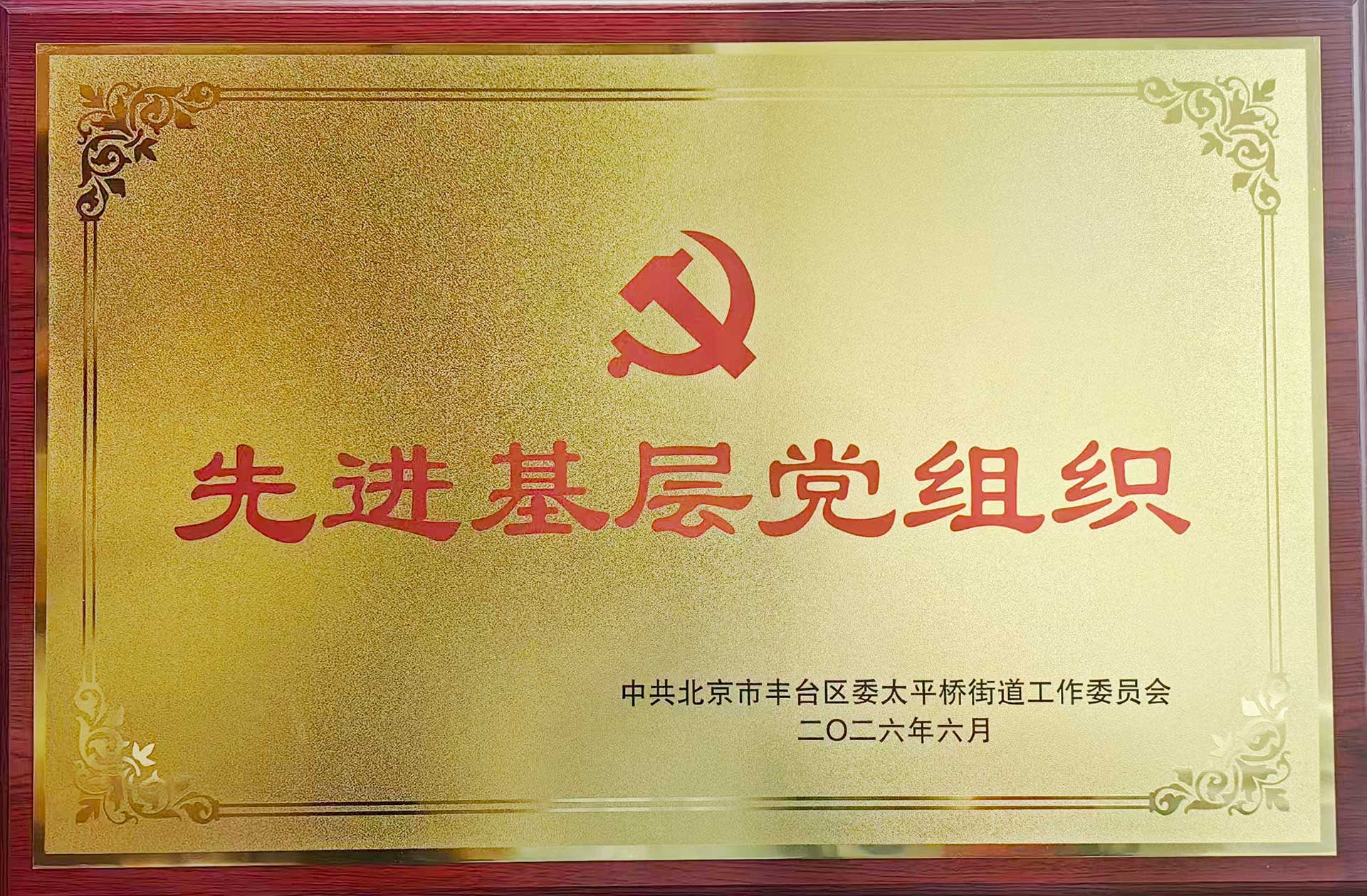 喜报｜党建引领践初心 载誉前行庆华诞——棋牌平台-棋牌（中国）招标集团党支部获评辖区“优秀基层党组织”
